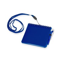 Блокнот А6 "Журналист" с ручкой, синий