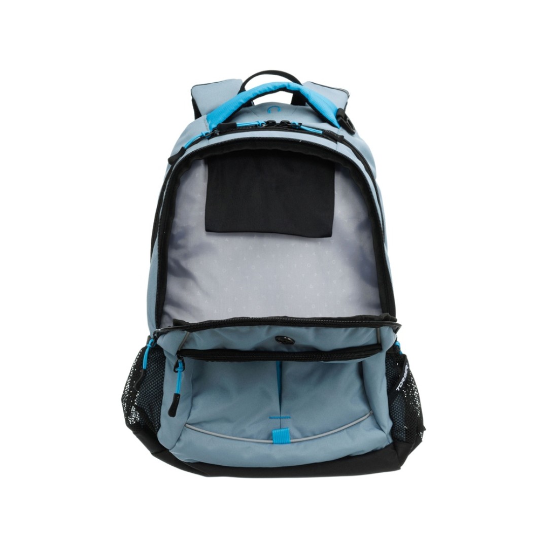 Рюкзак TORBER ROCKIT серый/голубой, полиэстер/добби, 32x15x46 см, 22 л