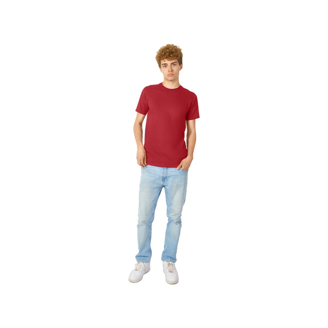 Футболка "Heavy Super Club" мужская, брусничный