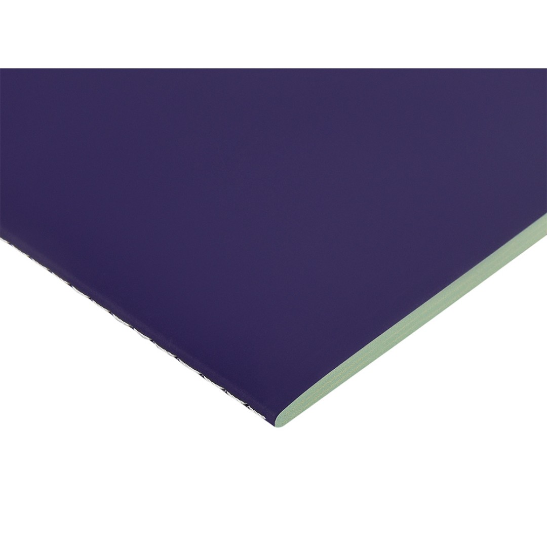 Бизнес-тетрадь А5 "Pragmatic Contrast", 40 листов в клетку, фиолетовый с салатовым срезом