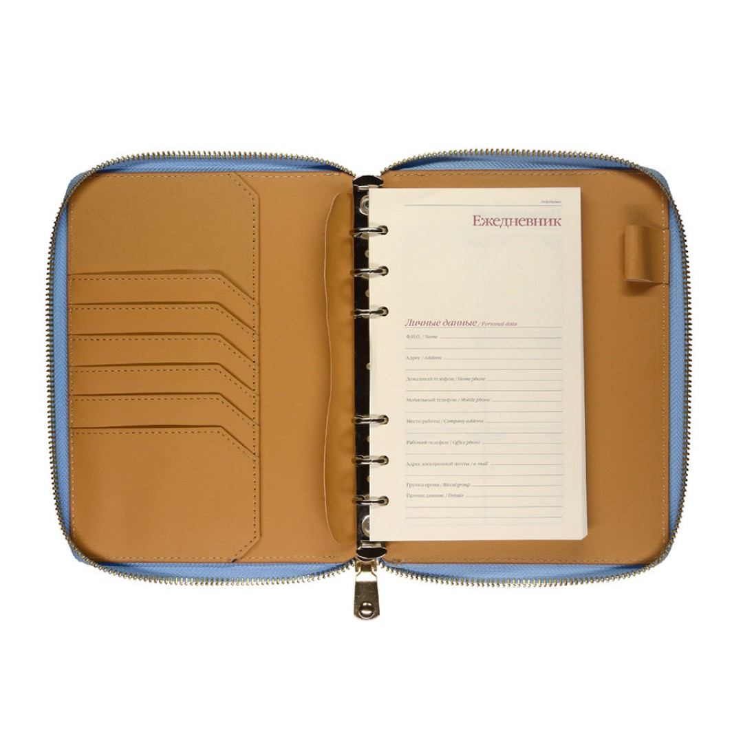 ЕЖЕДНЕВНИК недатированный А5- "RIVIERA. ZEFIR" (ГОЛУБОЙ ЗЕФИР)