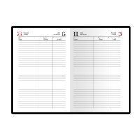 Ежедневник А5 полудатированный «Boss», черный