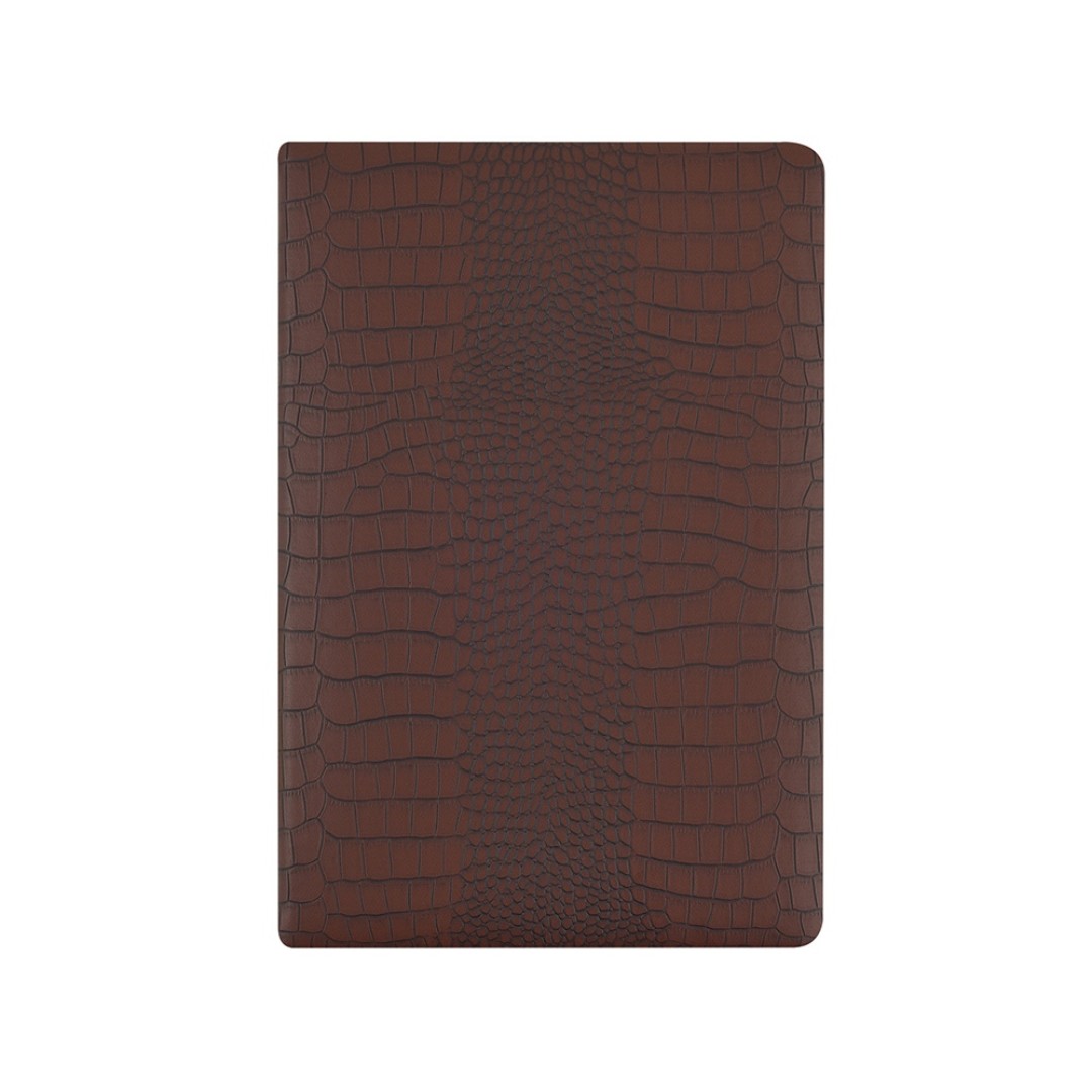 Ежедневник недатированный А5 "Amazonia", коричневый с золотым обрезом