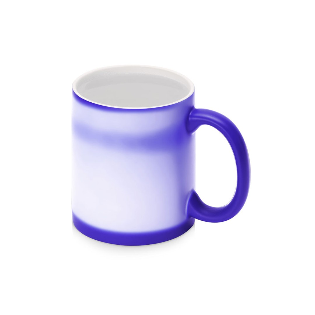 Кружка-хамелеон Magic матовая, синий/белый (P)