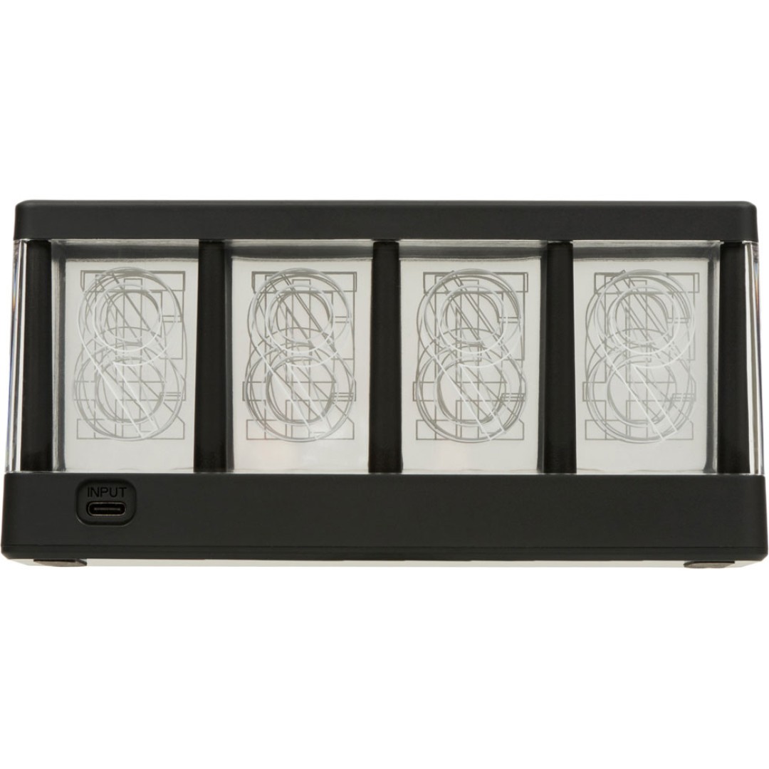 Часы с беспроводной зарядкой "Cyber", 10 Вт (Р)