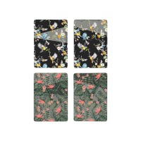 Картхолдер на 3 карты типа бейджа с возможностью полноцветной УФ-печати, софт-тач