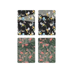 Картхолдер на 3 карты типа бейджа с возможностью полноцветной УФ-печати, софт-тач