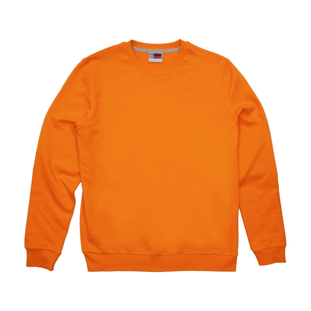 Свитшот "Motion" унисекс с начесом, оранжевый
