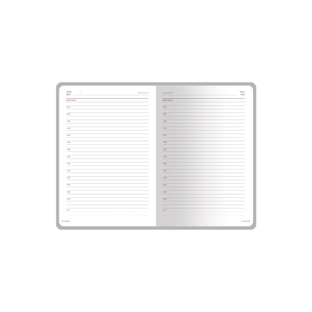 Ежедневник недатированный А5 "Sidney Nebraska", зеленый (золотой обрез, золотые уголки)