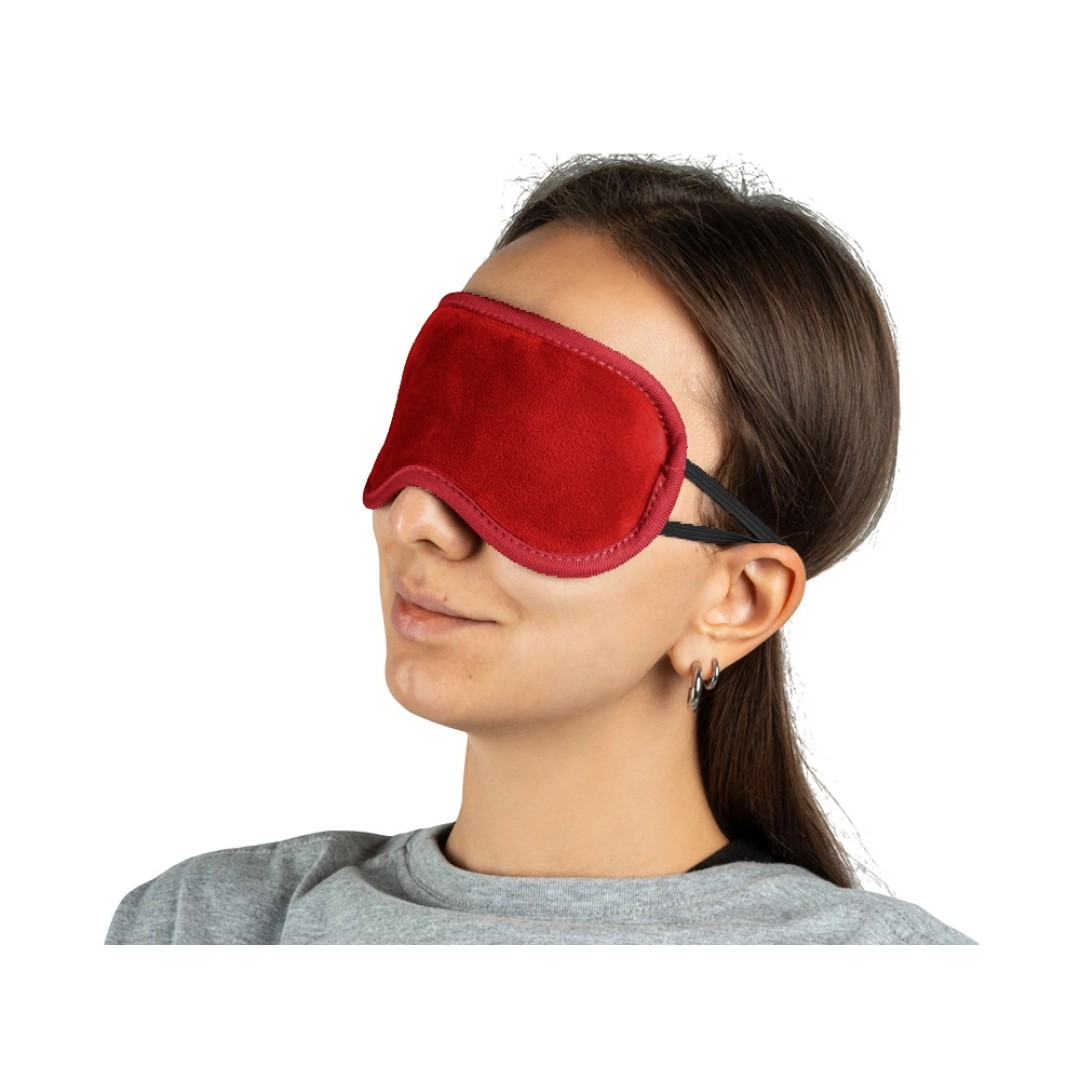 Маска для глаз Dream из полиэстер спандекс плюш, красный