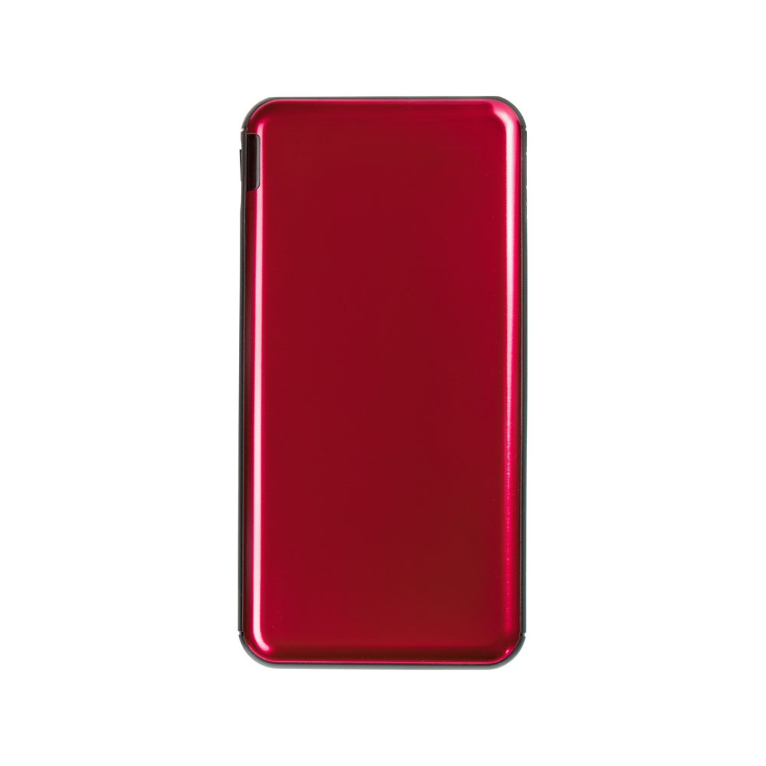 Внешний аккумулятор «Forge» v.2, металл, 10000mah, красный