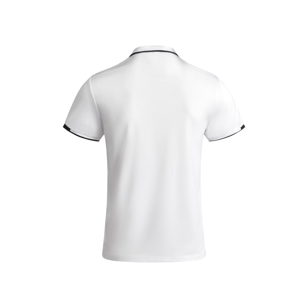 Рубашка-поло "Tamil" мужская, белый/черный