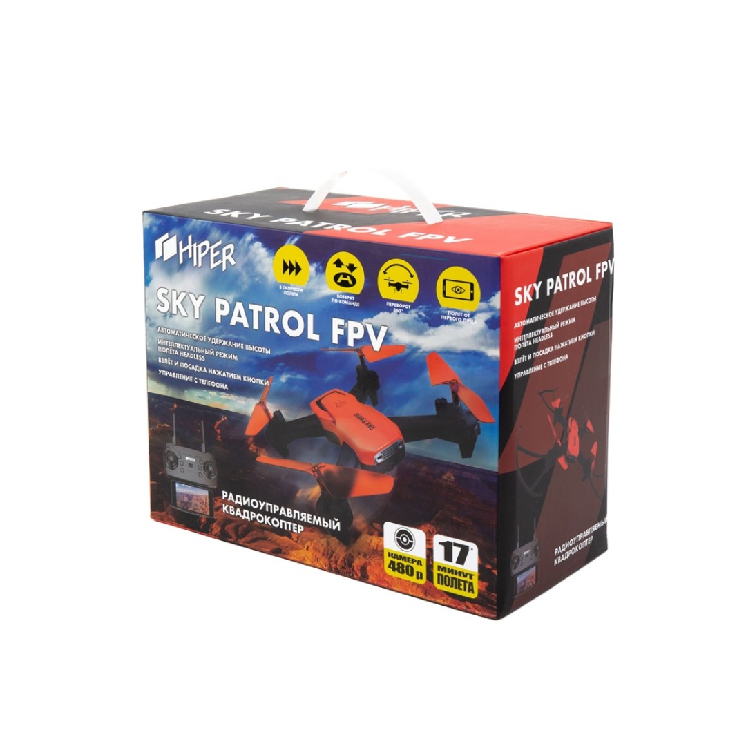 Радиоуправляемый квадрокоптер HIPER  "SKY PATROL FPV"
