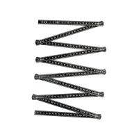 Складная линейка длиной 2 м "Plank", черный