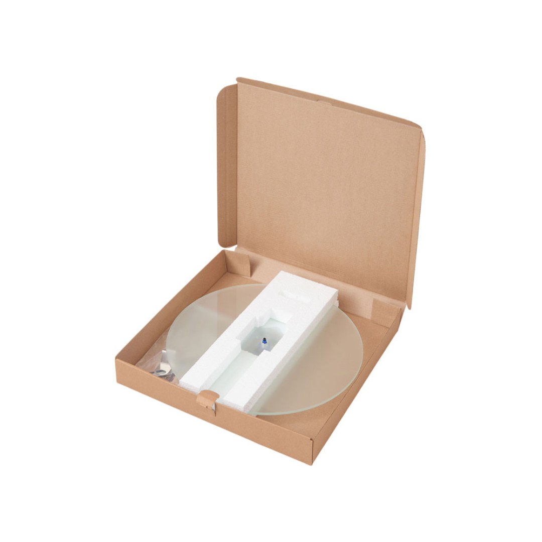 Часы настенные круглые из стекла 28 см «Thames»