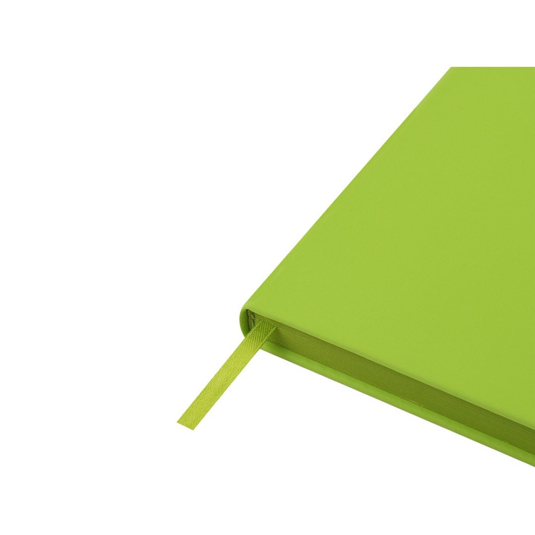 Ежедневник А5 "Megapolis Color New" soft-touch, салатовый