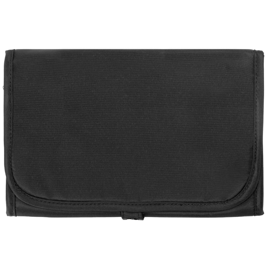 Несессер для путешествий со съемной косметичкой "Flat", черный