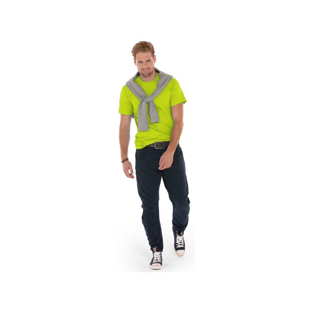 Футболка "Super club" мужская, зеленое яблоко