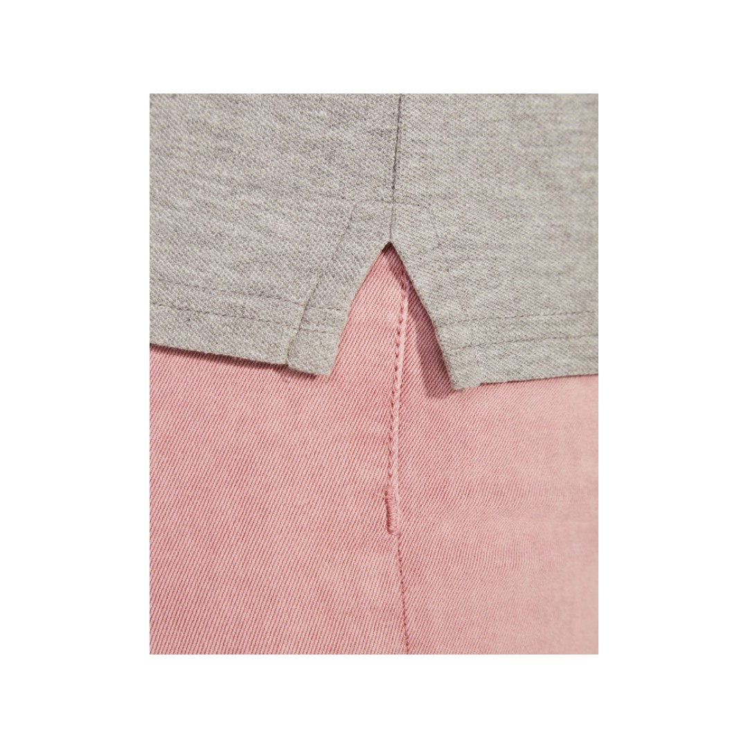 Рубашка поло "Prince" женская, серый меланж