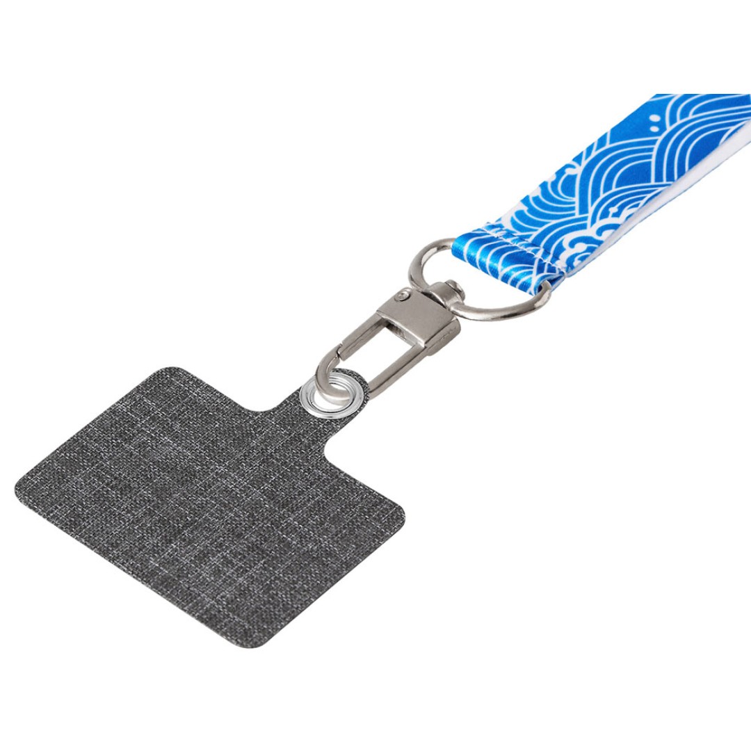 Ремувка под сублимацию с трендовым карабином и большим держателем для телефона из ПЭ