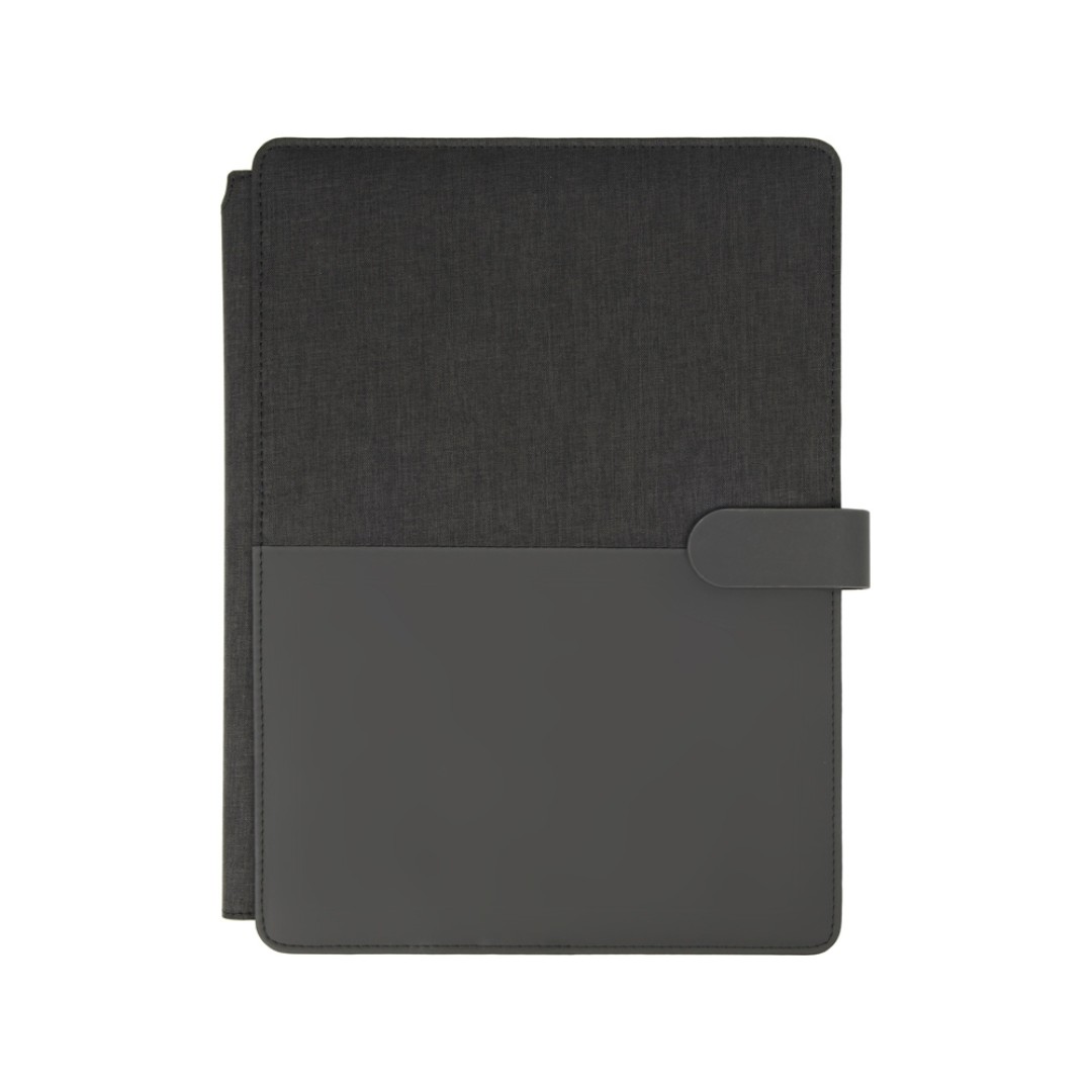 Папка для документов “Kadeo” с блокнотом, темно-серый