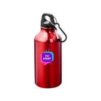 Бутылка "Oregon" с карабином 400мл, красный (P)