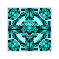 Платок «Малахитовая шкатулка»