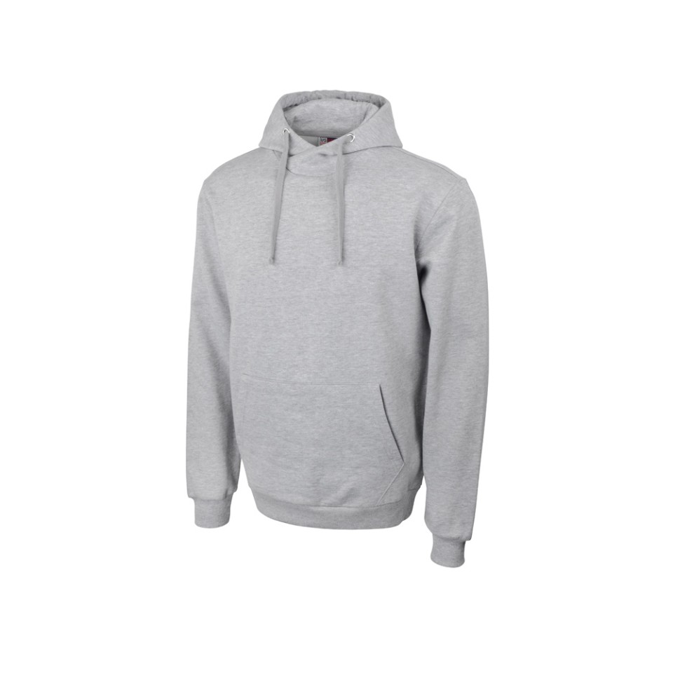 Толстовка унисекс "Stream" с капюшоном, серый меланж