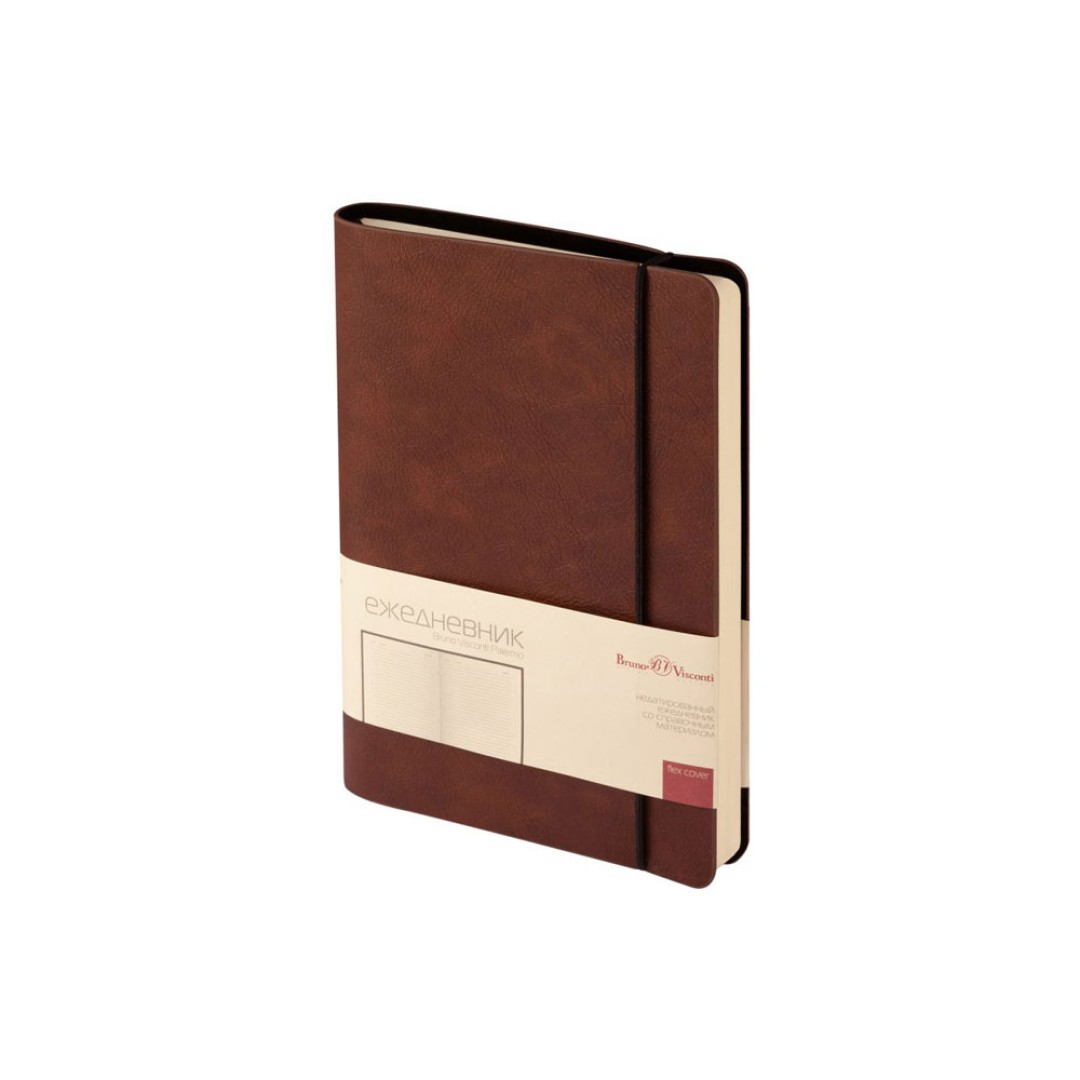 Ежедневник недатированный А5 "Palermo", коричневый