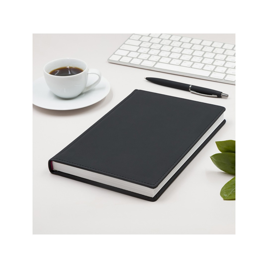 Ежедневник А5 датированный «Velvet» 2026, черный