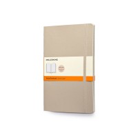 Записная книжка Moleskine Classic Soft (в линейку), Large (13х21см), бежевый