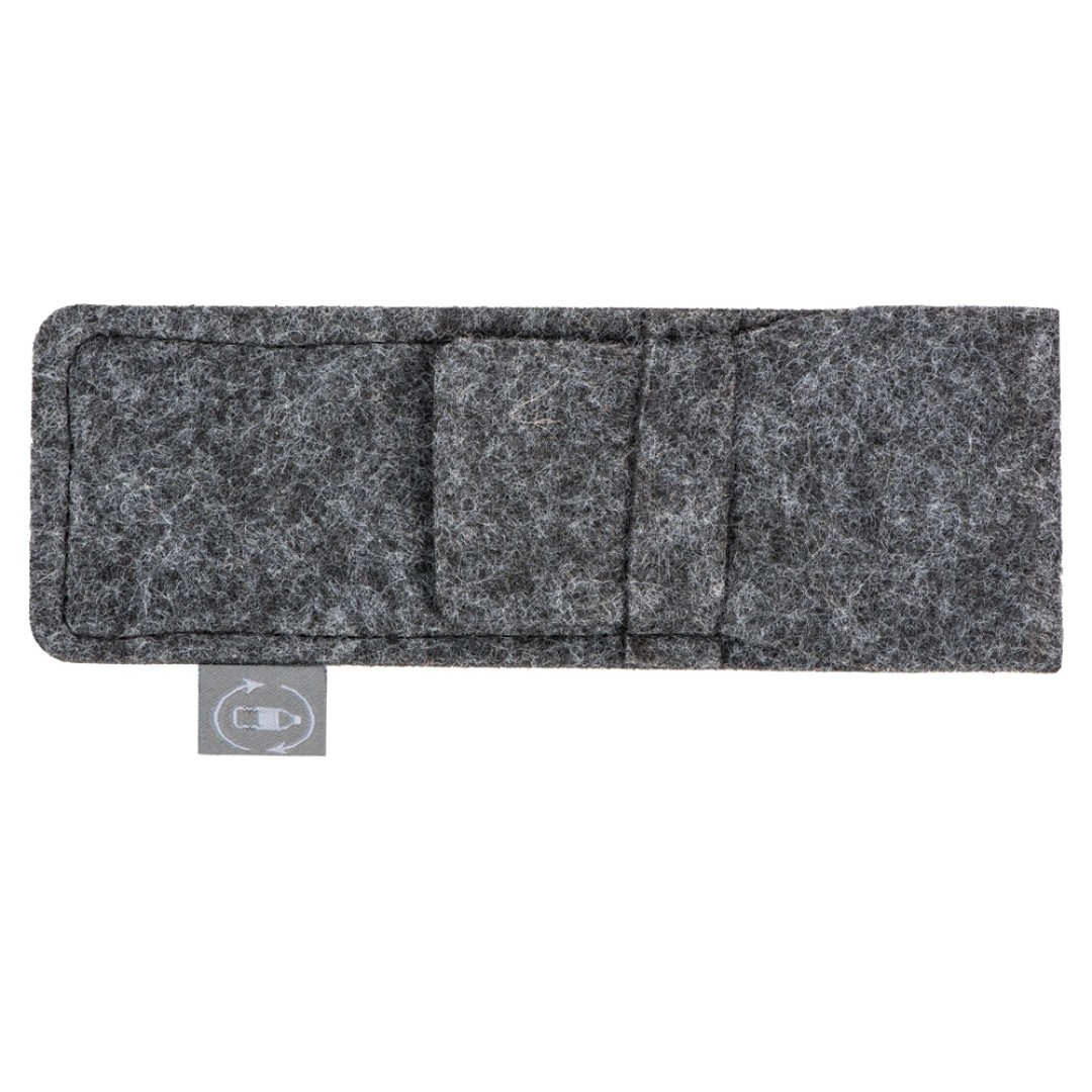 Футляр для ручек из RPET-фетра "Felt", серый