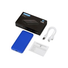 Внешний беспроводной аккумулятор с подсветкой лого «Reserve X» v.2, 8000 mAh, ярко-синий