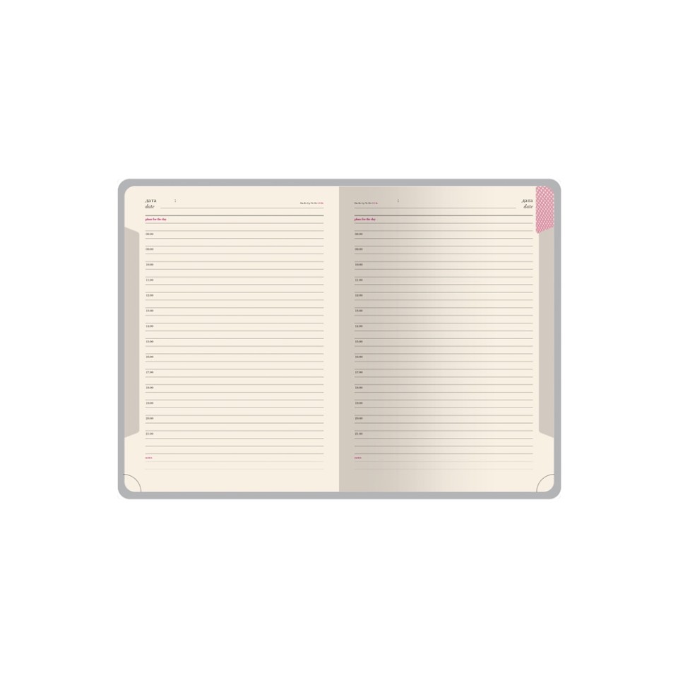 Ежедневник недатированный с индексами А5 "Prime", красный