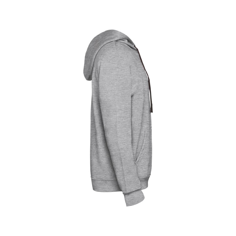 Толстовка с капюшоном "Urban" мужская, серый меланж/черный