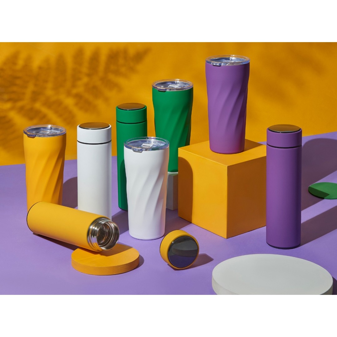 Подарочный набор "FAMILY" с термосом и термокружкой, серый