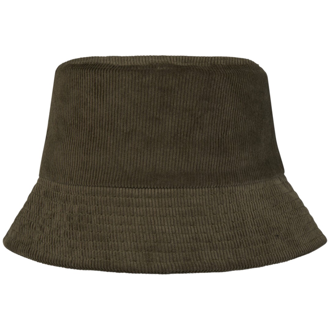 Панама "Howson" из переработанного вельвета - Зеленый лесной