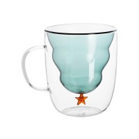 Кружка с двойными стенками с елочкой внутри "Winter Wonderland"