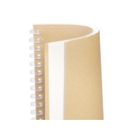 Блокнот на мягкой спирали А5 "Sahara", 60 листов 70 гр/м2, натуральный