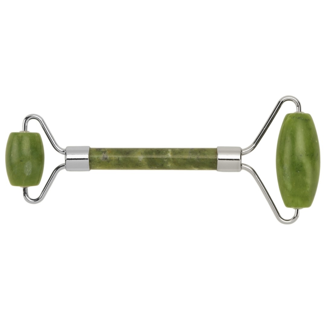 Сет роллер и гуаша "Rituals" из нефрита, зеленый