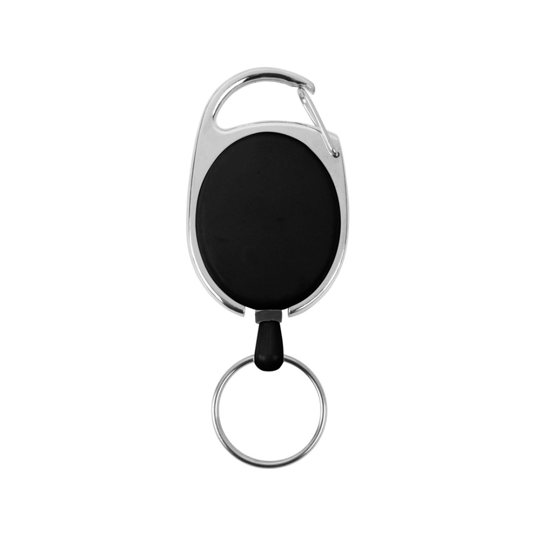 Ретрактор «Слип» с кольцом, черный