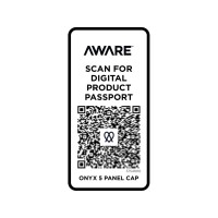 Onyx с 5 панелями Aware™ кепка из переработанных материалов - Белый