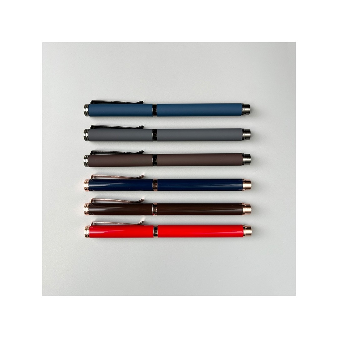 Ручка металлическая шариковая "Venezia Pragmatico" софт-тач, синий