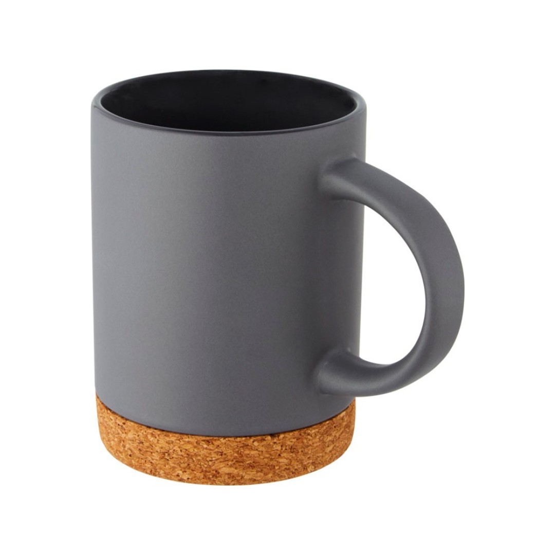 Neiva Керамическая кружка объемом 425 мл с пробковым основанием, серый