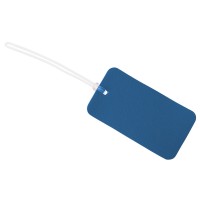 Багажная бирка «Favor» на силиконовой петле, синий