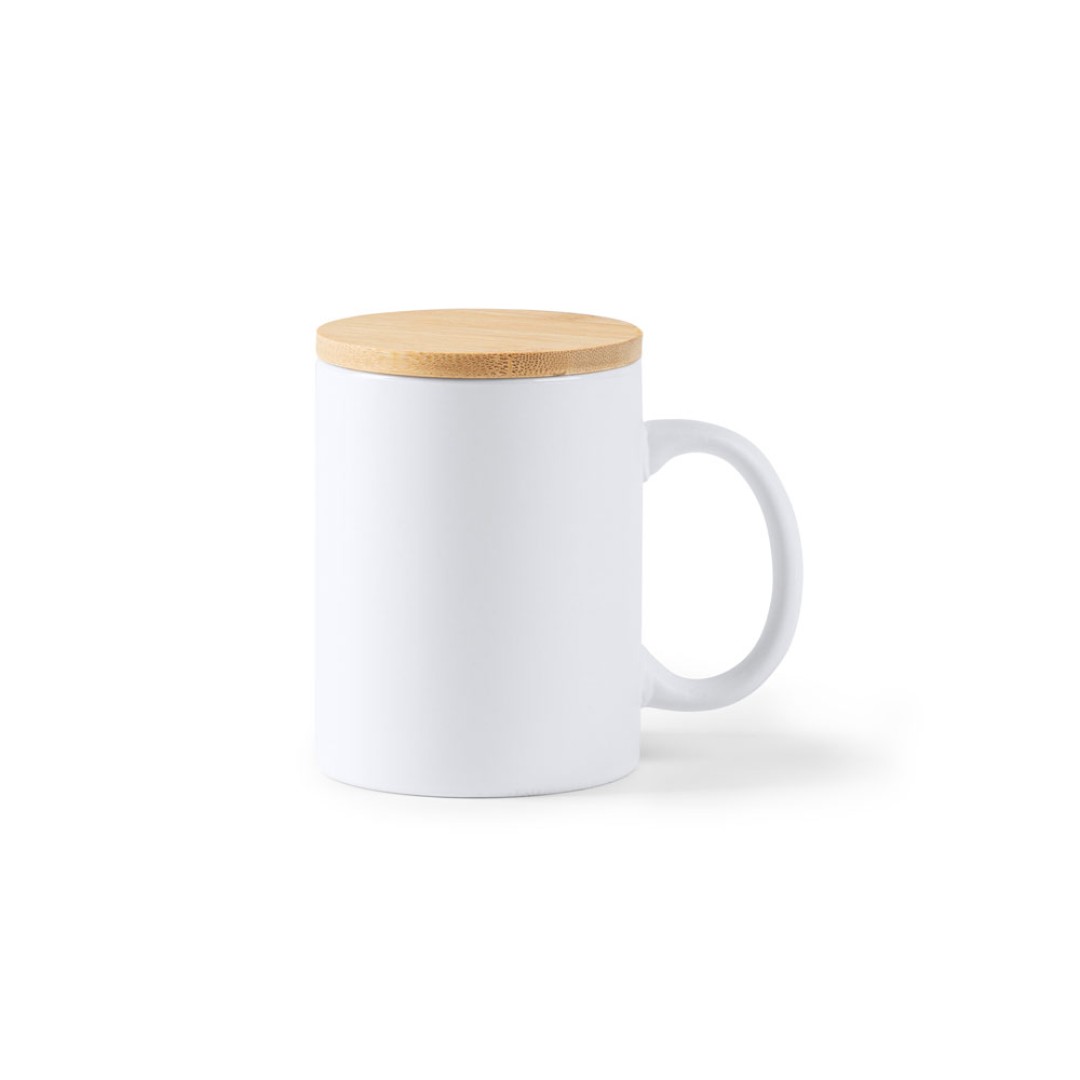 Керамическая кружка BERRY Eco line объемом 370 мл., белый