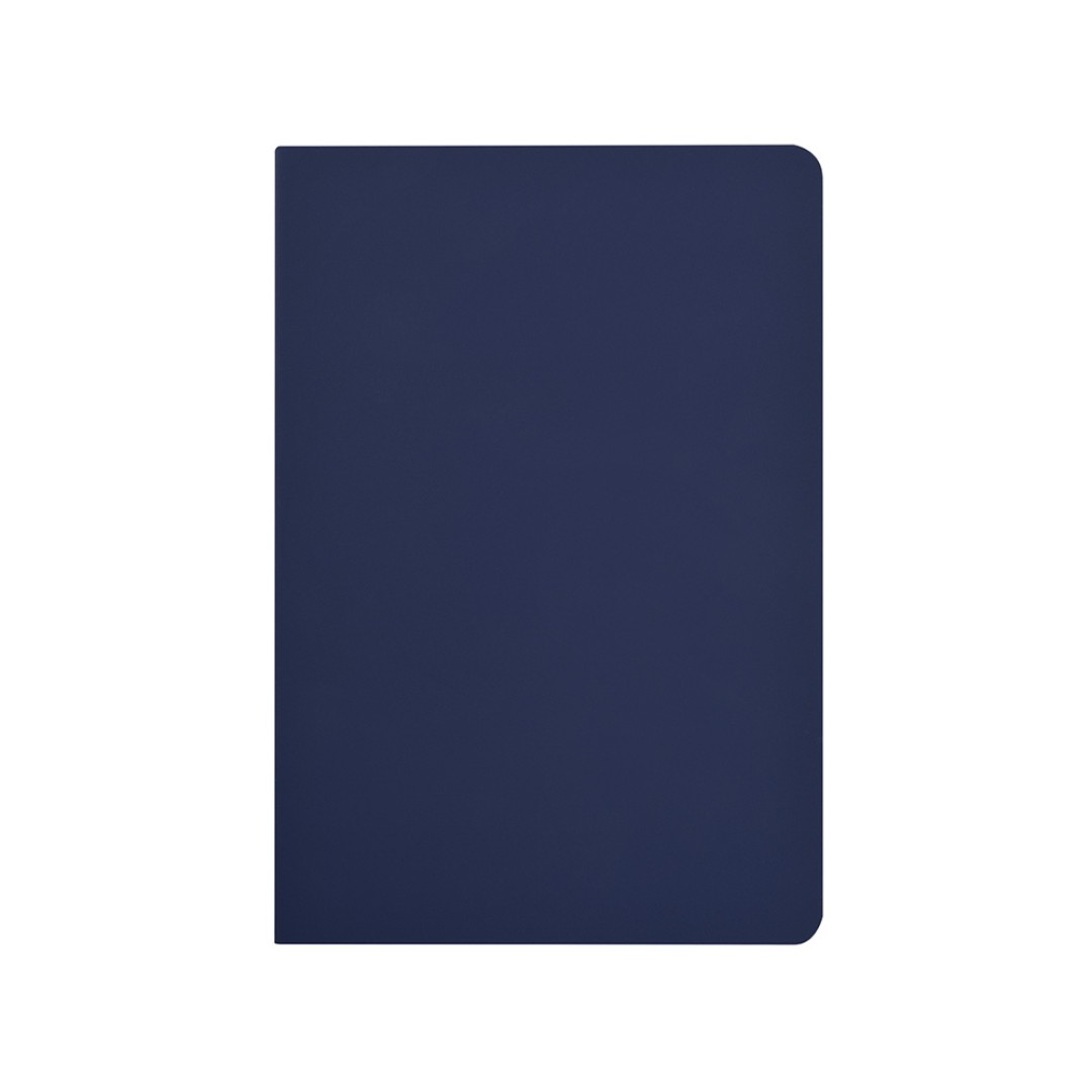 Бизнес-тетрадь А5 "Pragmatic Contrast", 40 листов в клетку, темно-синий с синим срезом