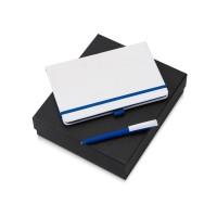 Подарочный набор «Jacque» 2.0. с ручкой и блокнотом, синий