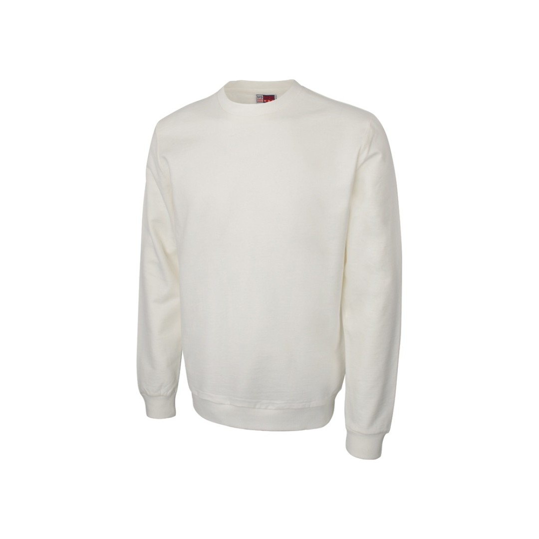 Свитшот "Motion" унисекс с начесом, белый