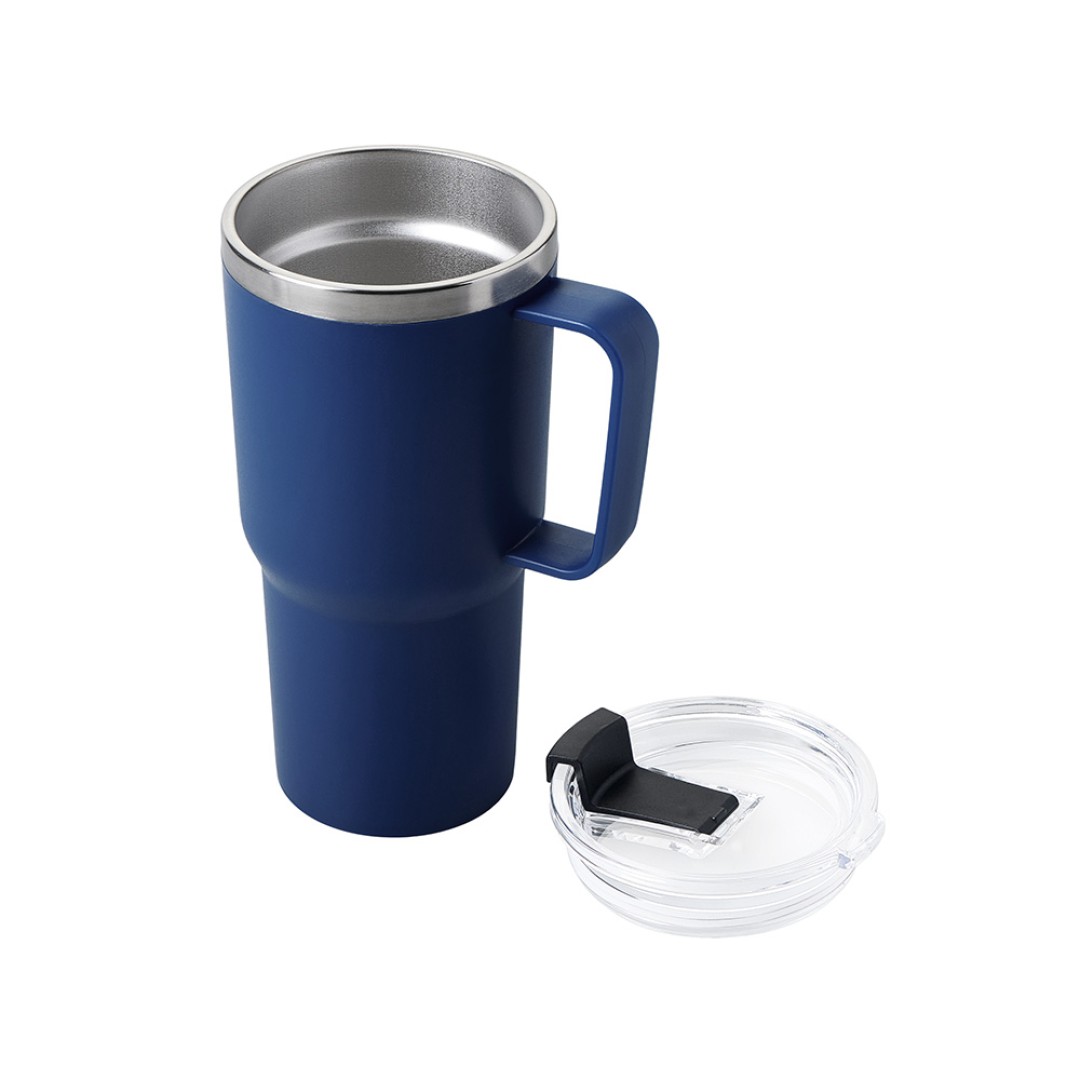 Термокружка KENCHER с двойными стенками из нержавеющей стали 304 и полипропилена, королевский синий